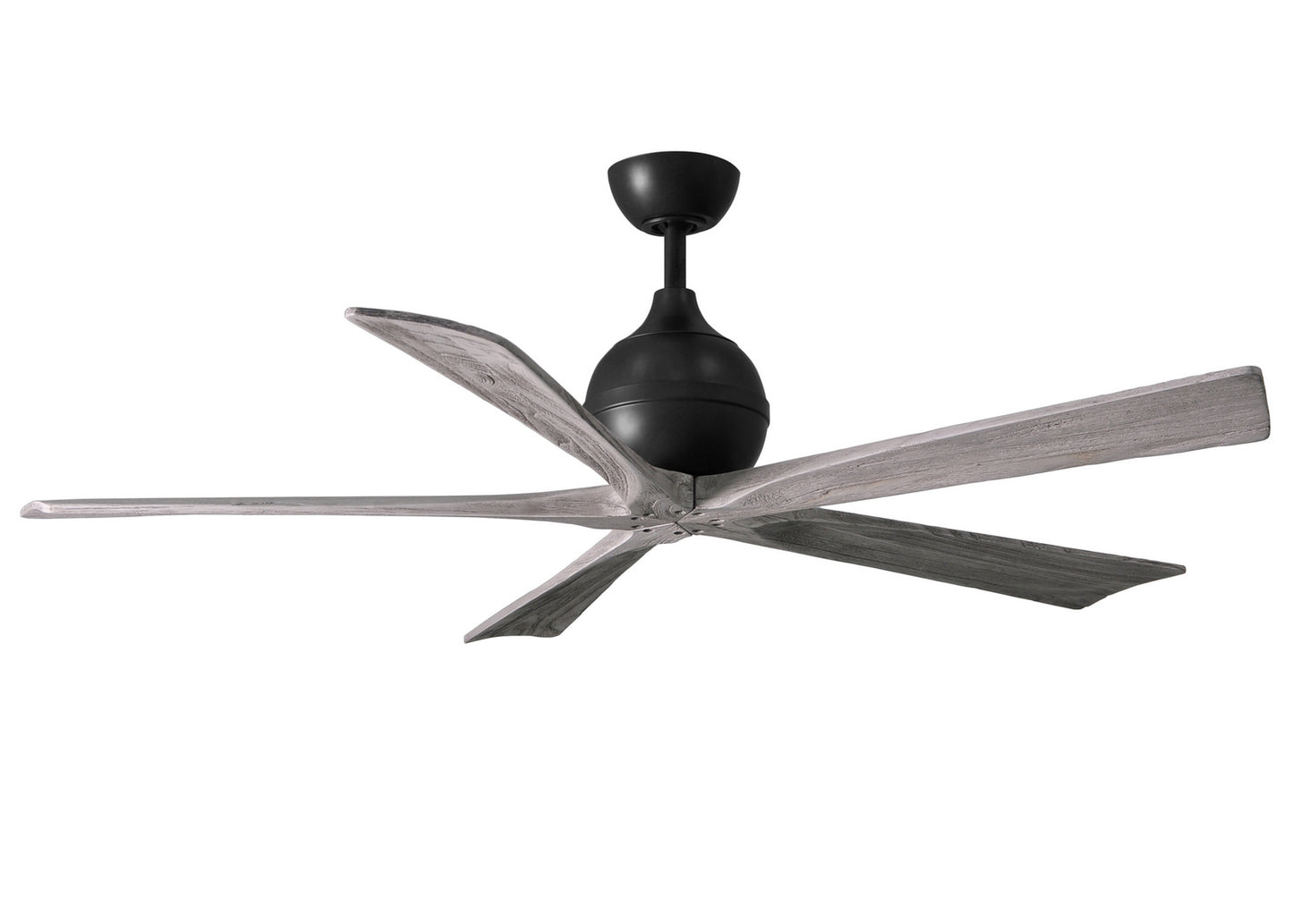 Matthews Fan Company - IR5-BK-BW-60 - 60"Ceiling Fan - Irene-5 - Matte Black