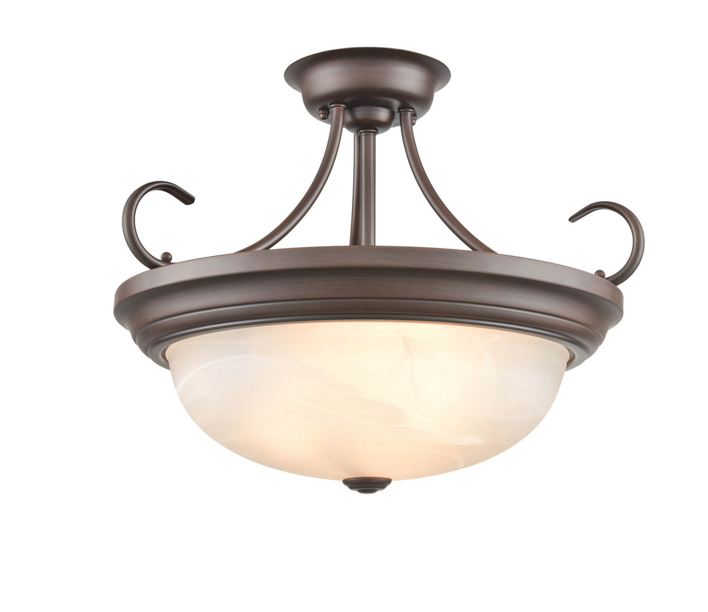 Millennium - 4775-RBZ - Three Light Semi-Flush Mount - Rubbed Bronze