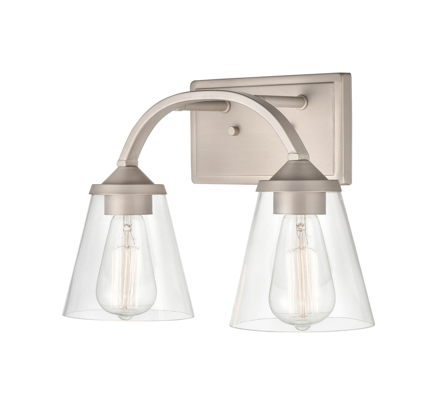 Millennium - 9102-SN - Two Light Vanity - Josleen - Satin Nickel