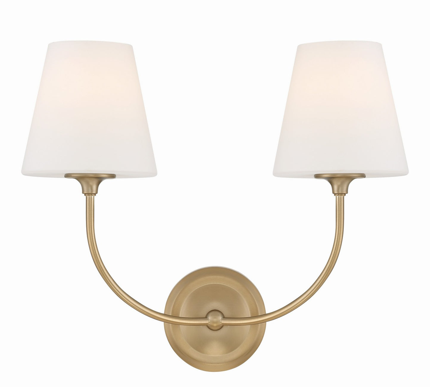 Crystorama - 2442-OP-VG - Two Light Wall Sconce - Sylvan - Vibrant Gold
