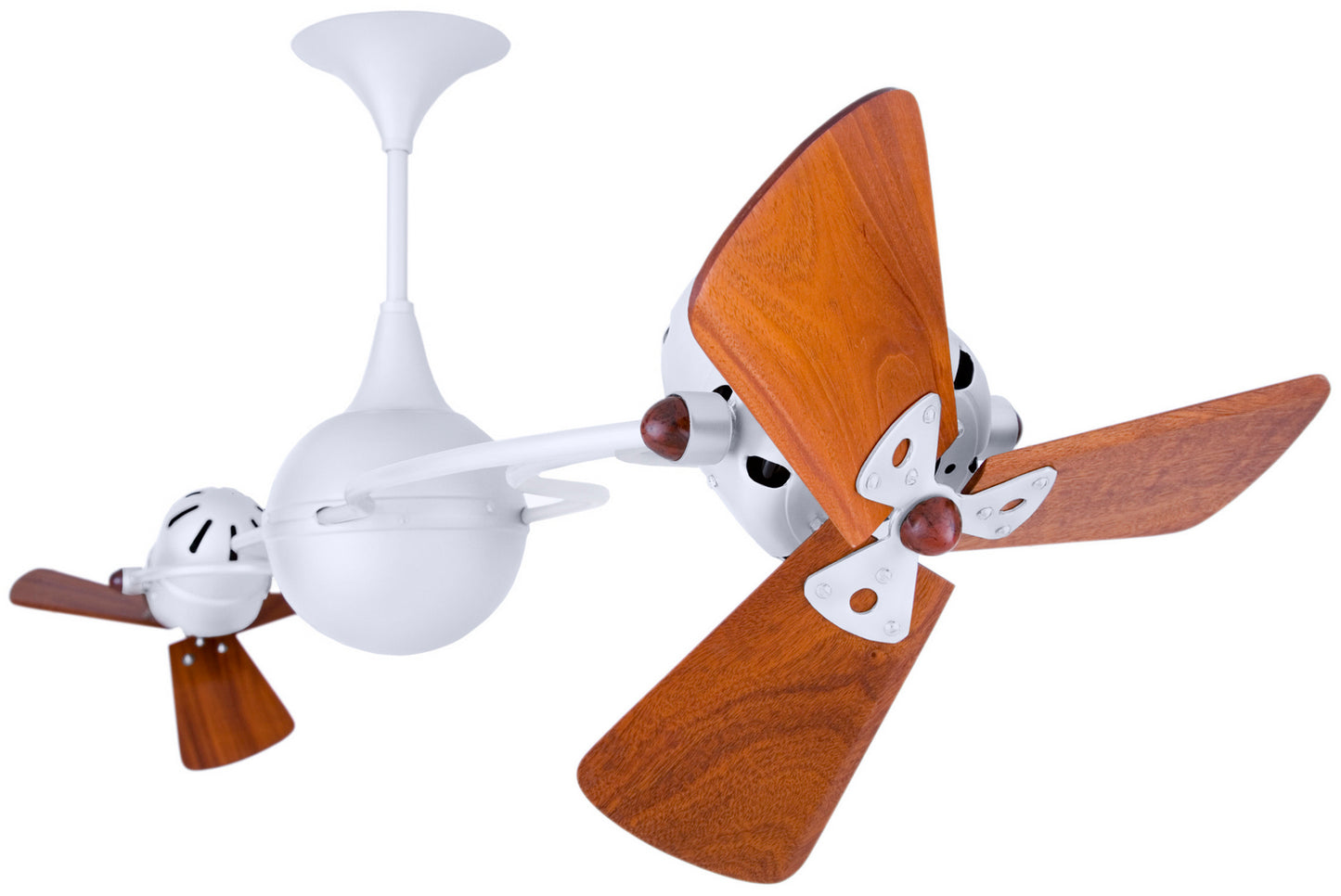 Matthews Fan Company - IV-WH-WD - 53"Ceiling Fan - Italo Ventania - Gloss White