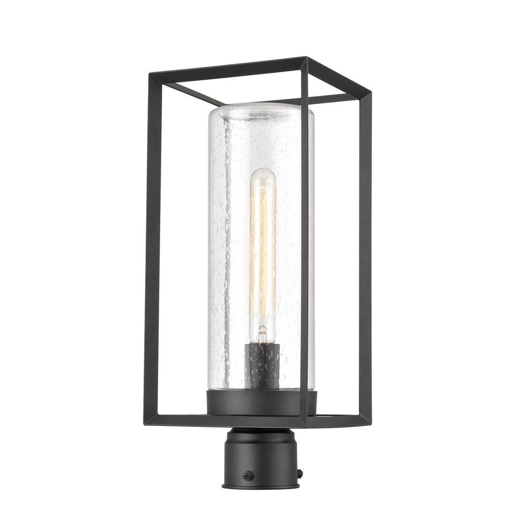 Millennium - 4581-PBK - One Light Outdoor Lantern - Wheatland - Powder Coated Black