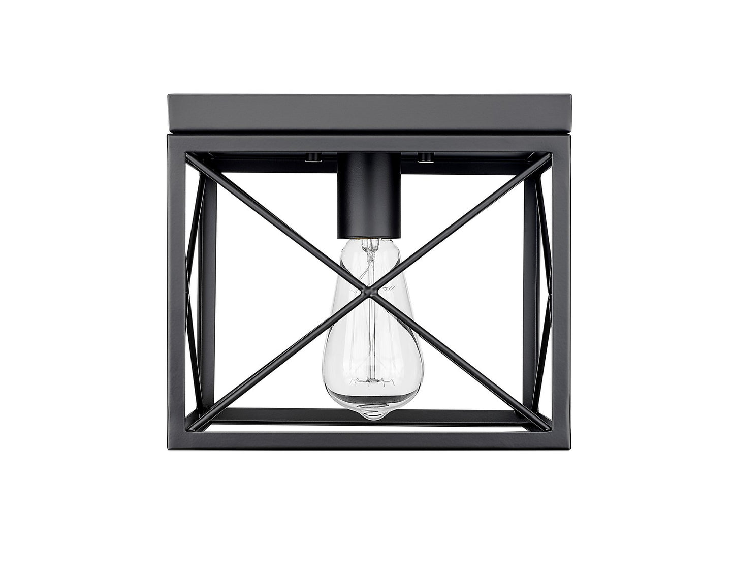Millennium - 94101-MB - One Light Flushmount - Matte Black