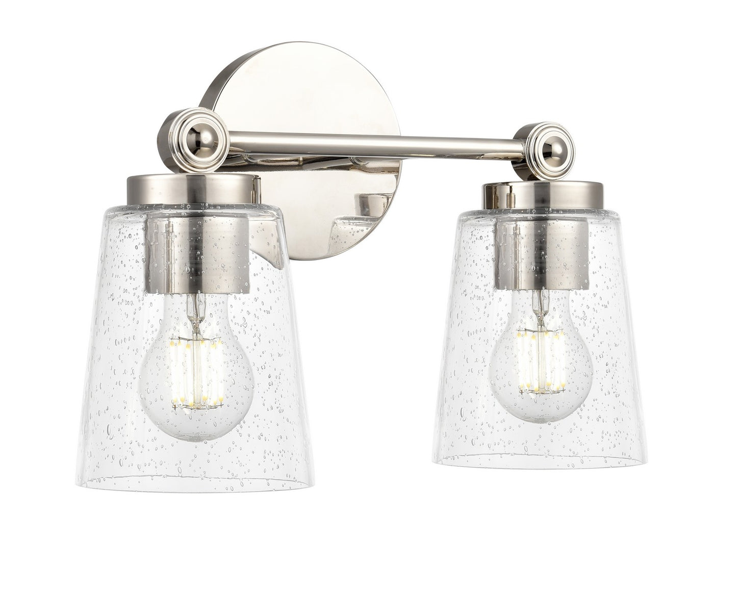 Millennium - 22002-PN - Two Light Vanity - Lauryn - Polished Nickel
