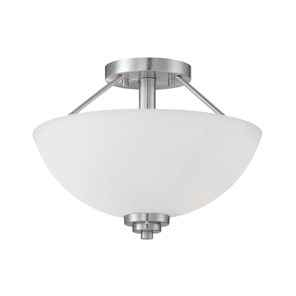 Durham Two Light Semi-Flush Mount