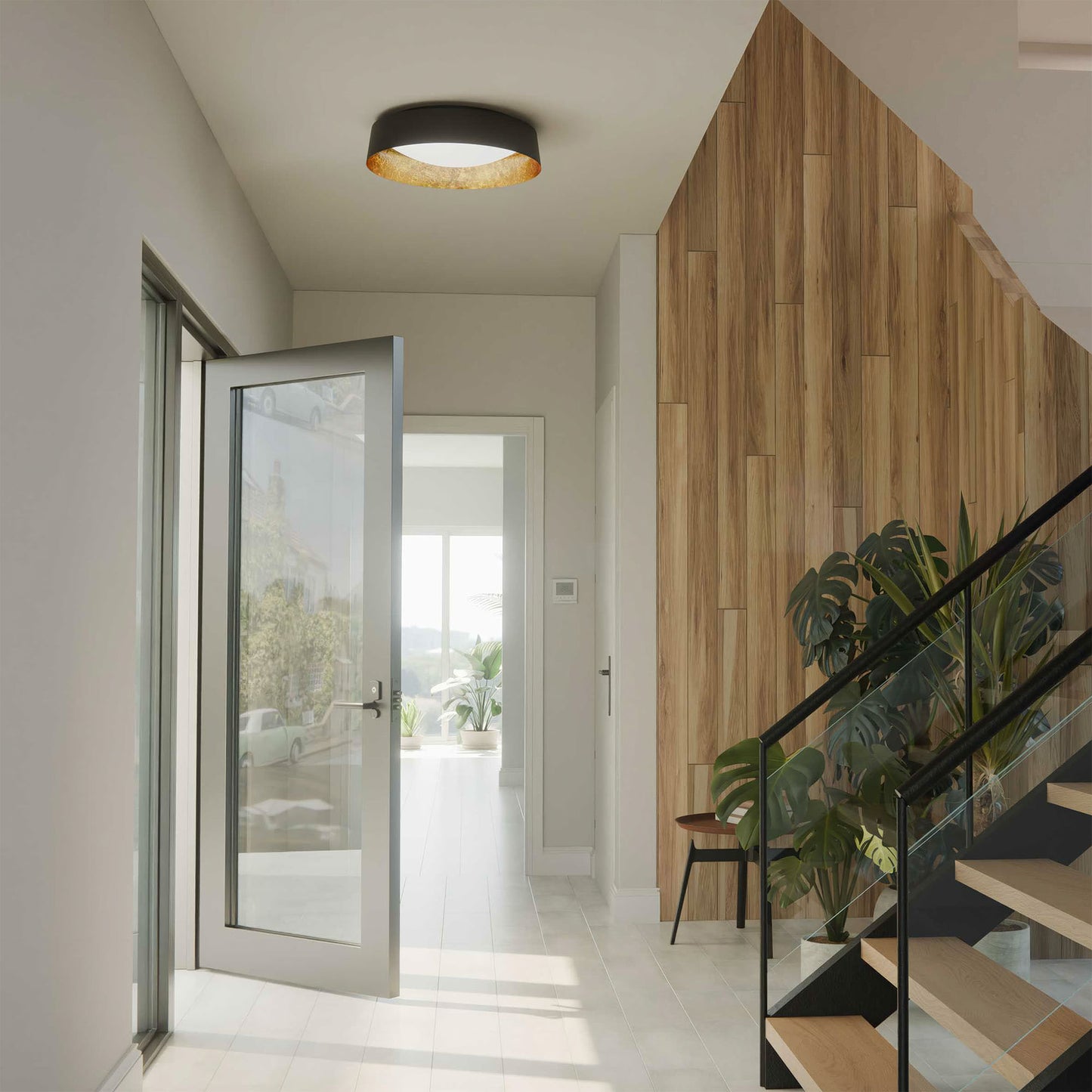 Gilt LED Flush Mount