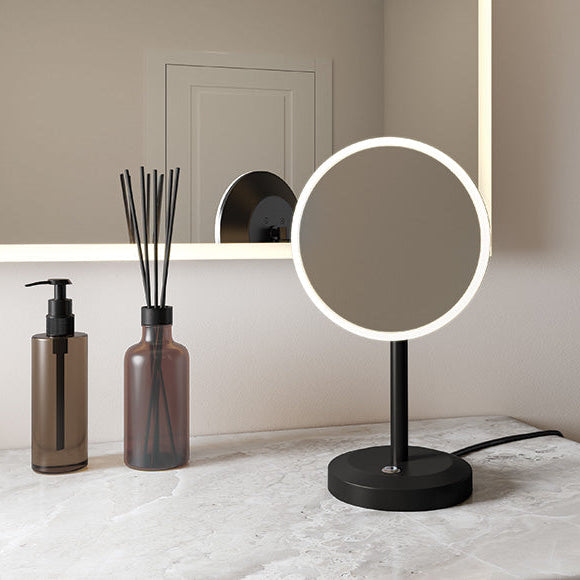 Vizo Freestanding Round / Round LED Cosmetic Mirror
