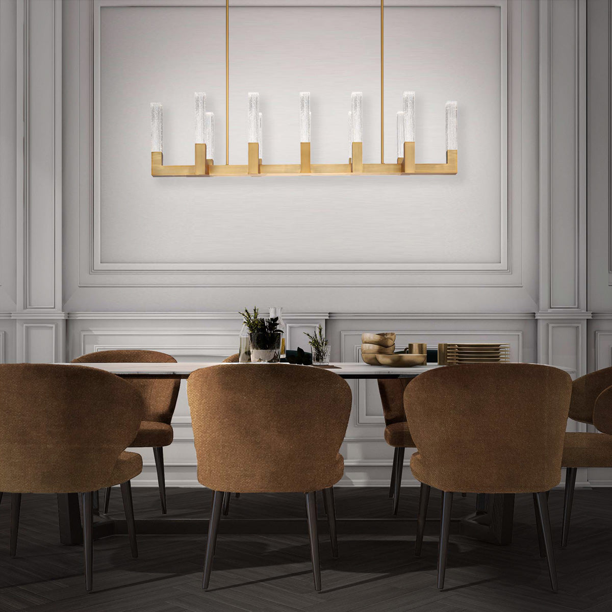 Cinema LED Linear Chandelier