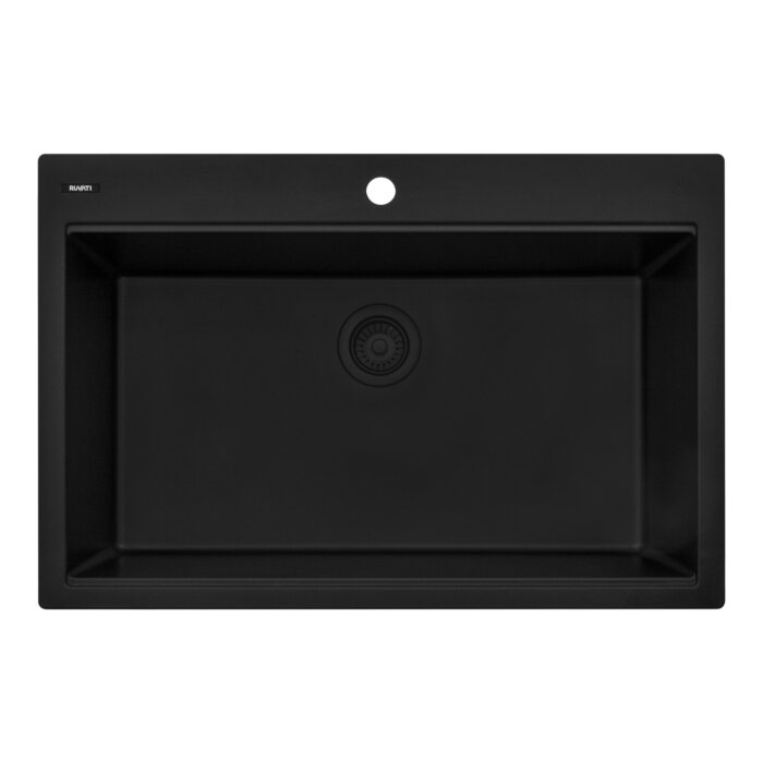 Ruvati 33-inch Granite Composite Workstation Drop-in Topmount Kitchen Sink