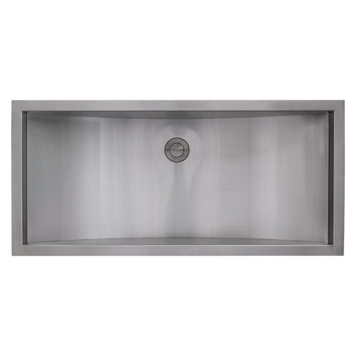 Ruvati 34 x 14 inch Rectangular Bathroom Sink Undermount