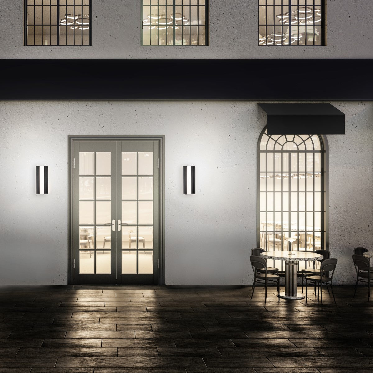 Enigma LED Outdoor Wall Sconce