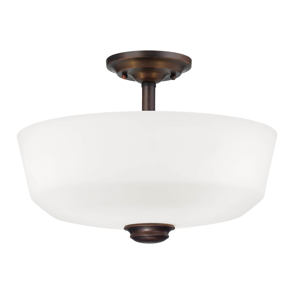 Cimmaron Two Light Semi-Flush Mount