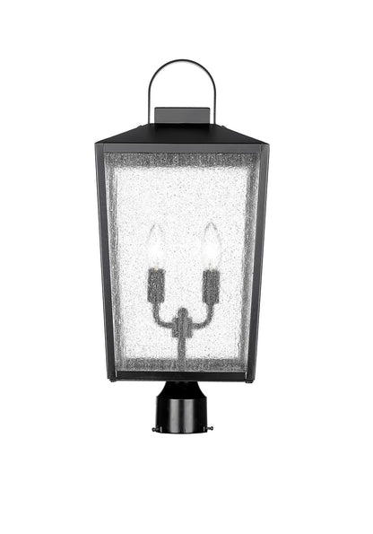Millennium - 42654-PBK - Two Light Outdoor Post Lantern - Devens - Powder Coated Black