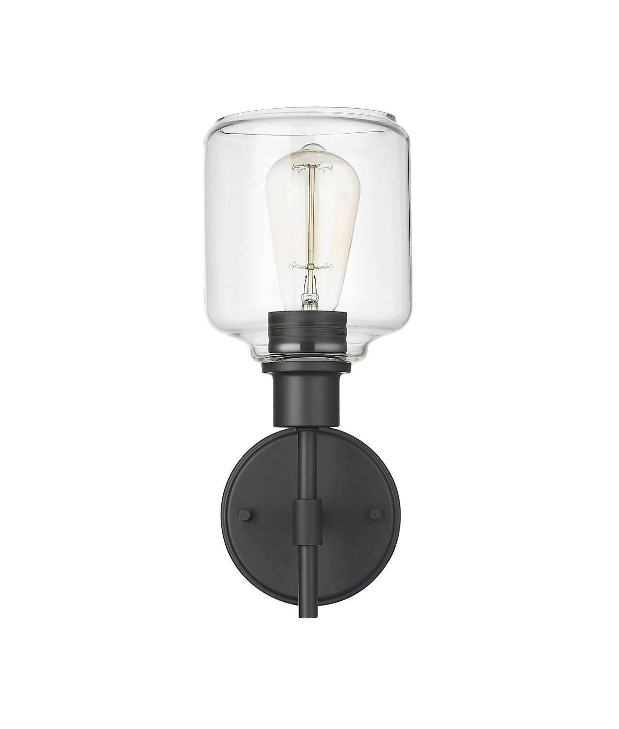 Millennium - 46941-MB - One Light Wall Sconce - Asheville - Matte Black