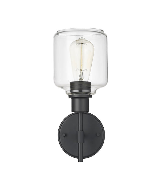 Millennium - 46941-MB - One Light Wall Sconce - Asheville - Matte Black