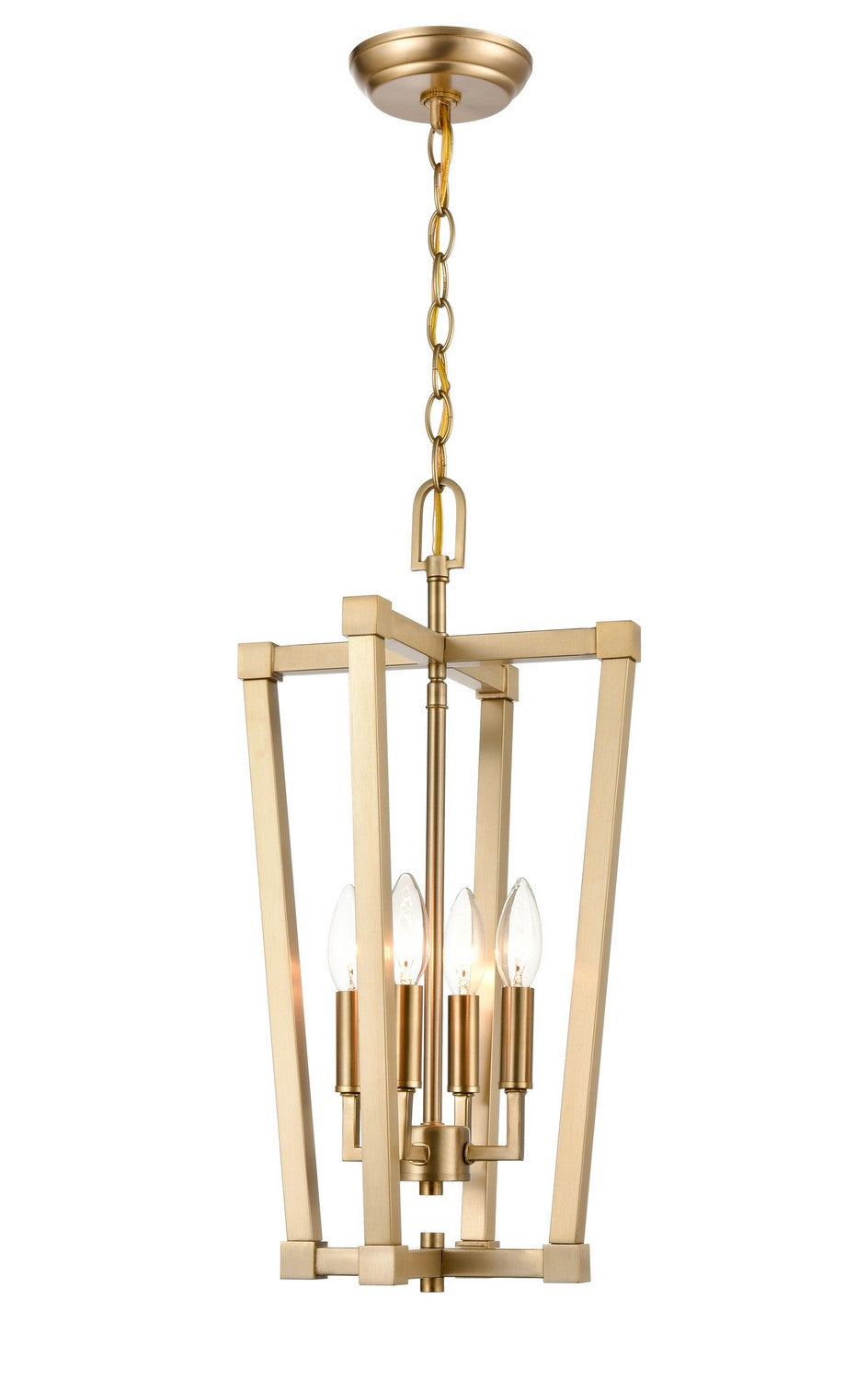 Millennium - 9124-MG - Four Light Pendant - Modern Gold