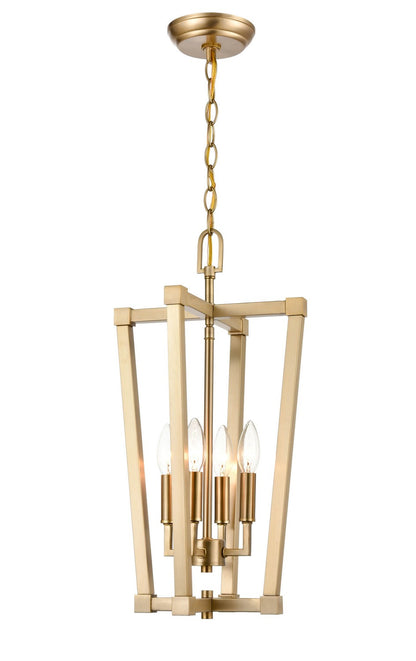 Millennium - 9124-MG - Four Light Pendant - Modern Gold