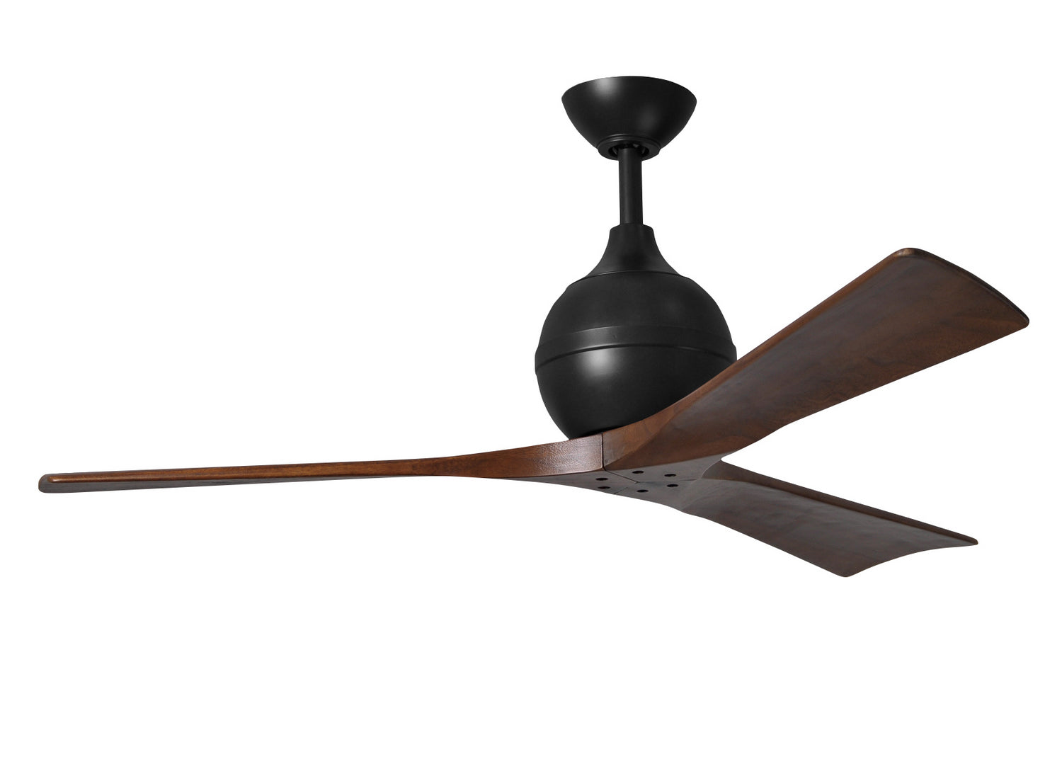Matthews Fan Company - IR3-BK-WA-52 - 52"Ceiling Fan - Irene-3 - Matte Black