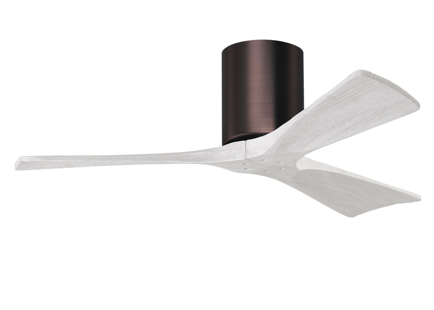 Matthews Fan Company - IR3H-BB-MWH-42 - 42"Ceiling Fan - Irene-3H - Brushed Bronze