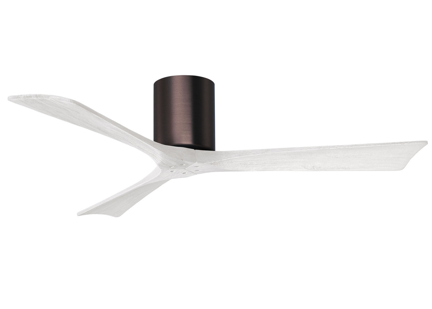 Matthews Fan Company - IR3H-BB-MWH-52 - 52"Ceiling Fan - Irene-3H - Brushed Bronze