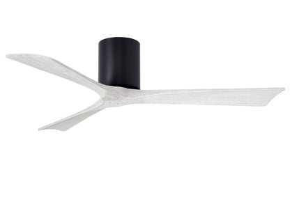 Matthews Fan Company - IR3H-BK-MWH-52 - 52"Ceiling Fan - Irene-3H - Matte Black