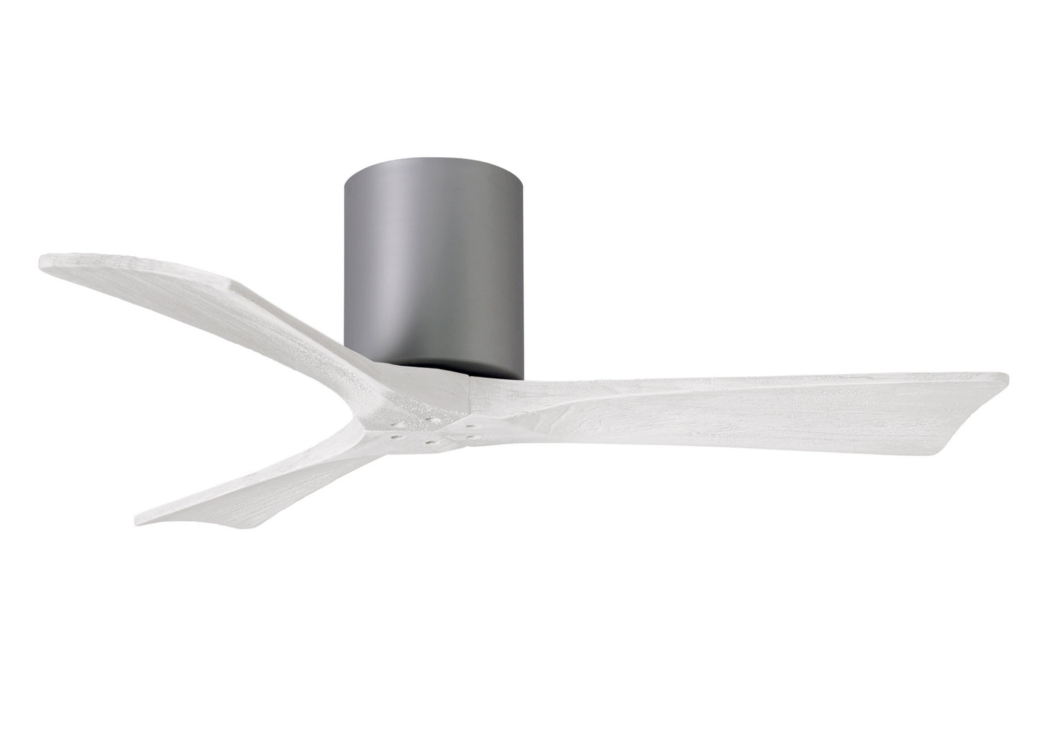Matthews Fan Company - IR3H-BN-MWH-42 - 42"Ceiling Fan - Irene-3H - Brushed Nickel