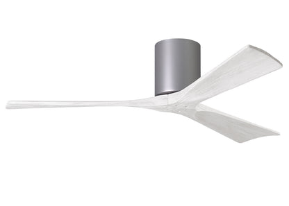 Matthews Fan Company - IR3H-BN-MWH-52 - 52"Ceiling Fan - Irene-3H - Brushed Nickel
