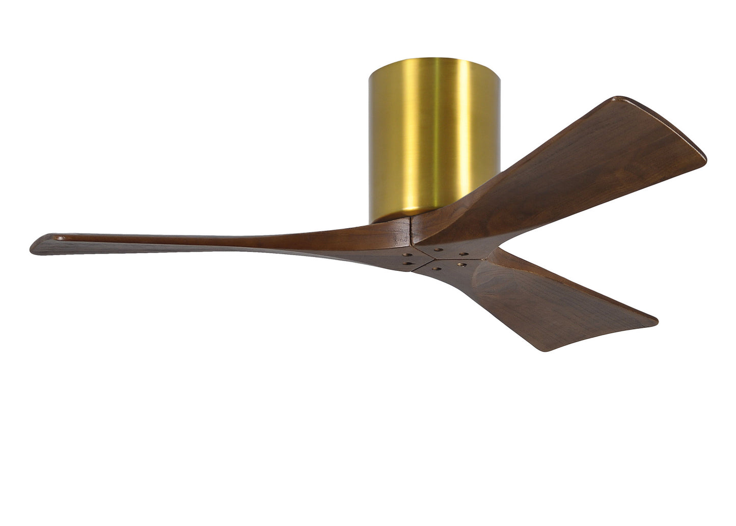 Matthews Fan Company - IR3H-BRBR-WA-42 - 42"Ceiling Fan - Irene-3H - Brushed Brass