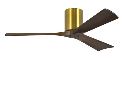 Matthews Fan Company - IR3H-BRBR-WA-52 - 52"Ceiling Fan - Irene-3H - Brushed Brass