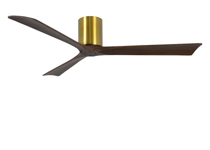 Matthews Fan Company - IR3H-BRBR-WA-60 - 60"Ceiling Fan - Irene-3H - Brushed Brass