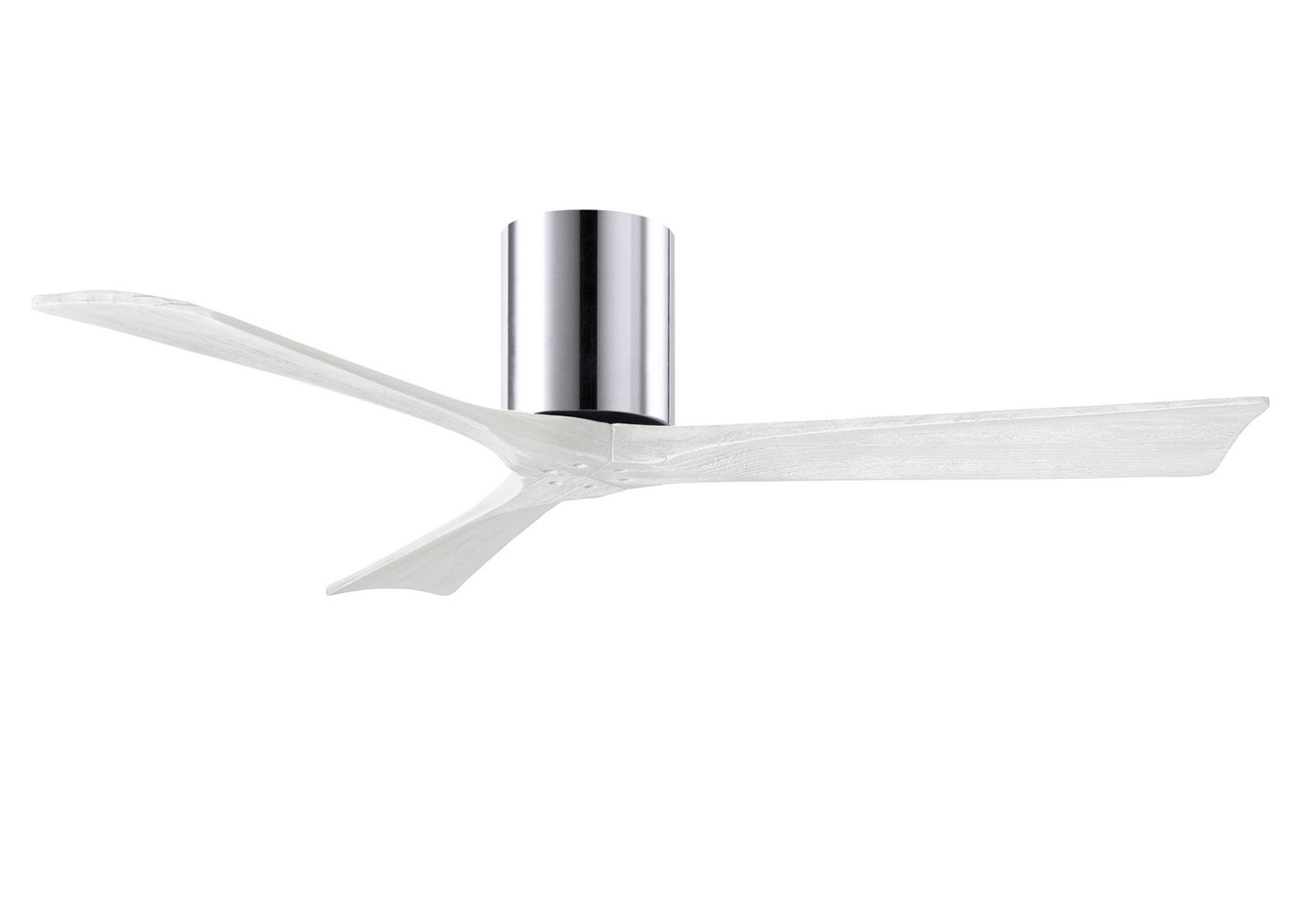 Matthews Fan Company - IR3H-CR-MWH-52 - 52"Ceiling Fan - Irene-3H - Polished Chrome