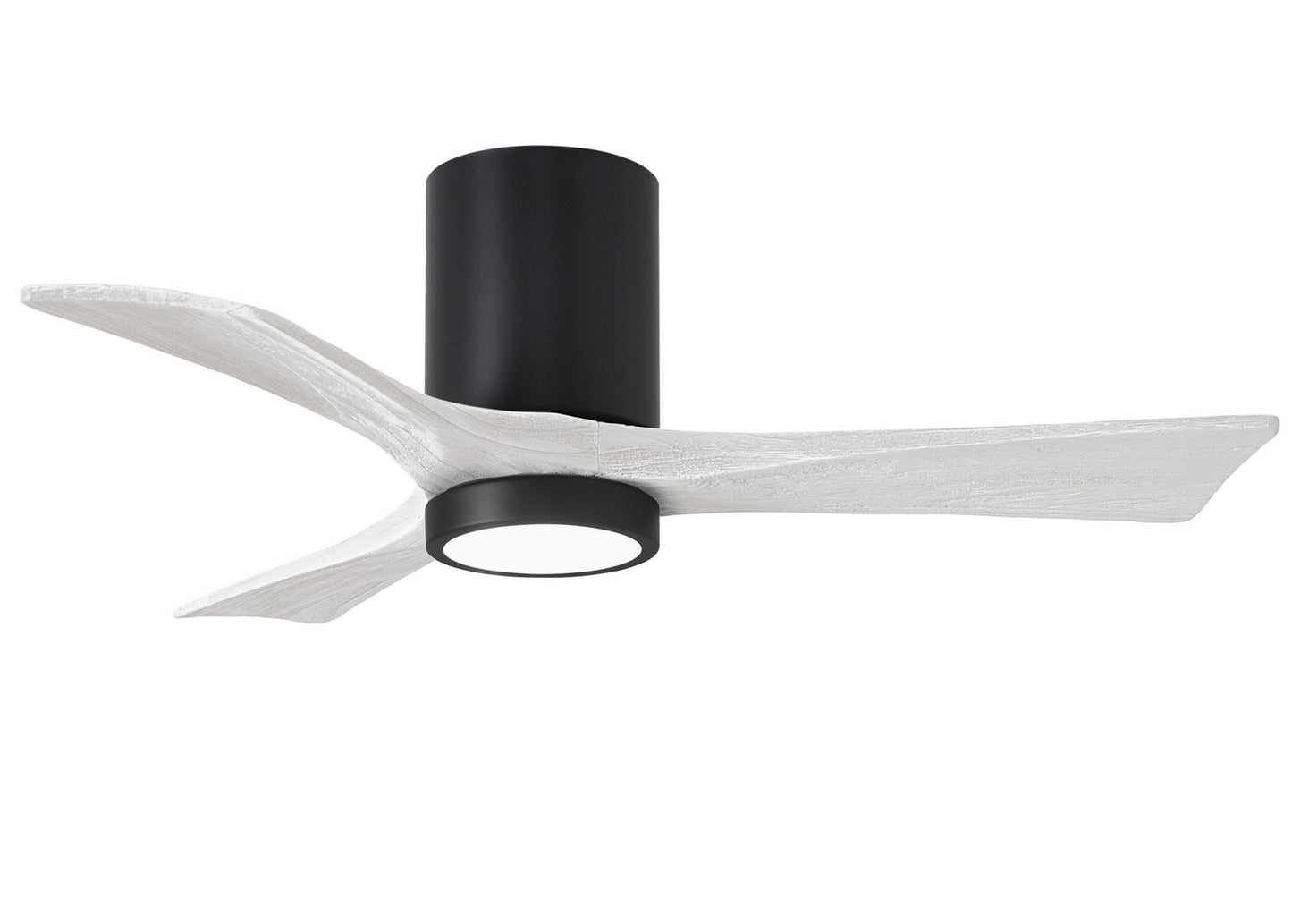Matthews Fan Company - IR3HLK-BK-MWH-42 - 42"Ceiling Fan - Irene-3HLK - Matte Black