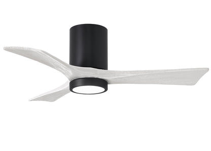 Matthews Fan Company - IR3HLK-BK-MWH-42 - 42"Ceiling Fan - Irene-3HLK - Matte Black