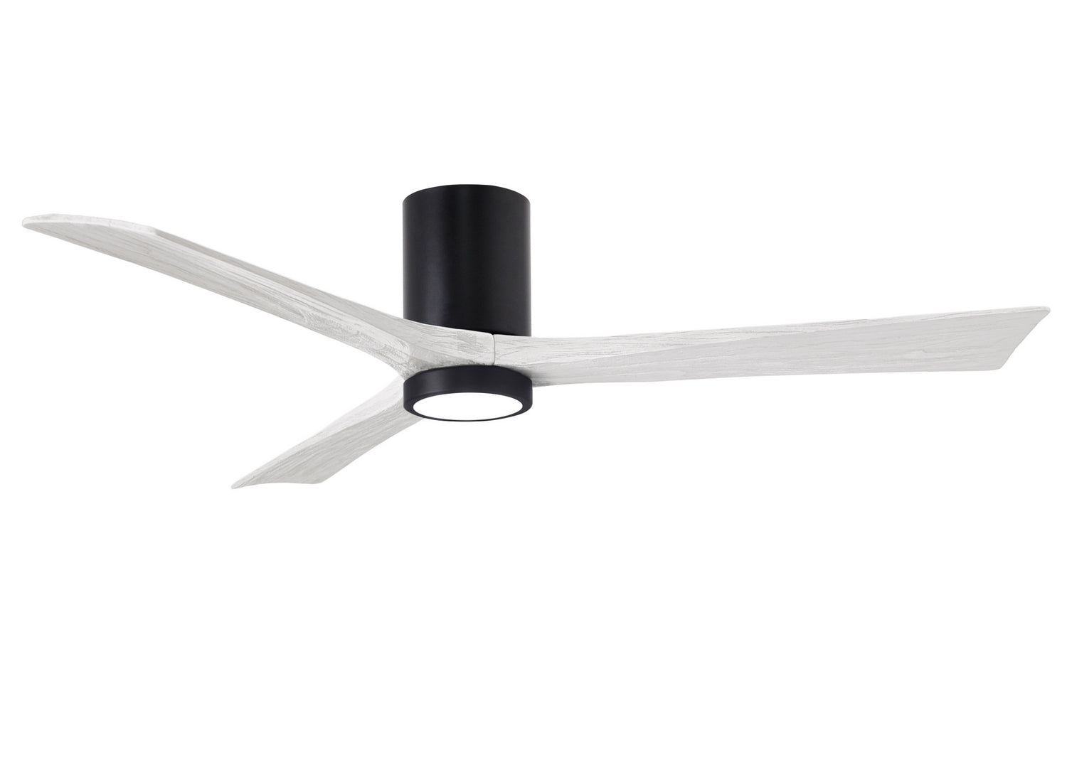 Matthews Fan Company - IR3HLK-BK-MWH-60 - 60"Ceiling Fan - Irene-3HLK - Matte Black