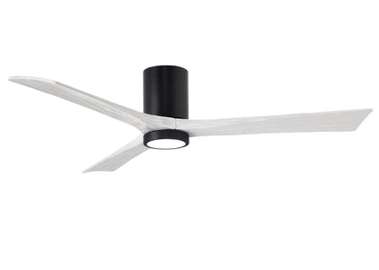 Matthews Fan Company - IR3HLK-BK-MWH-60 - 60"Ceiling Fan - Irene-3HLK - Matte Black