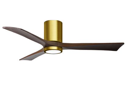 Matthews Fan Company - IR3HLK-BRBR-WA-52 - 52"Ceiling Fan - Irene-3HLK - Brushed Brass