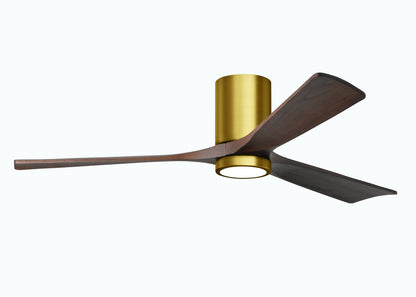 Matthews Fan Company - IR3HLK-BRBR-WA-60 - 60"Ceiling Fan - Irene-3HLK - Brushed Brass
