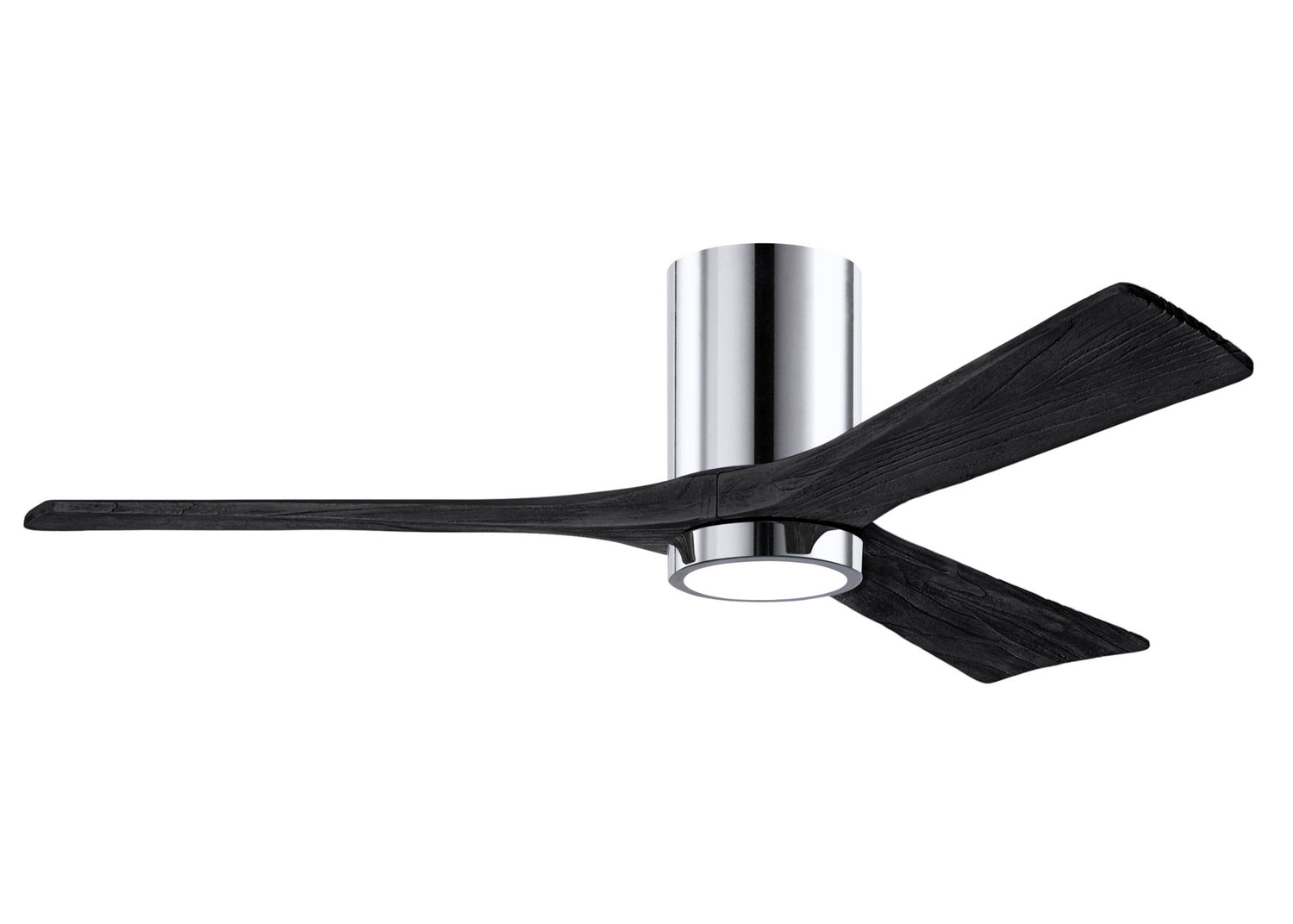 Matthews Fan Company - IR3HLK-CR-BK-52 - 52"Ceiling Fan - Irene-3HLK - Polished Chrome