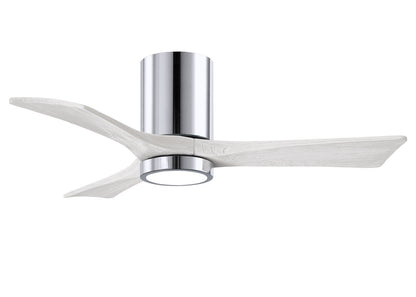 Matthews Fan Company - IR3HLK-CR-MWH-42 - 42"Ceiling Fan - Irene-3HLK - Polished Chrome
