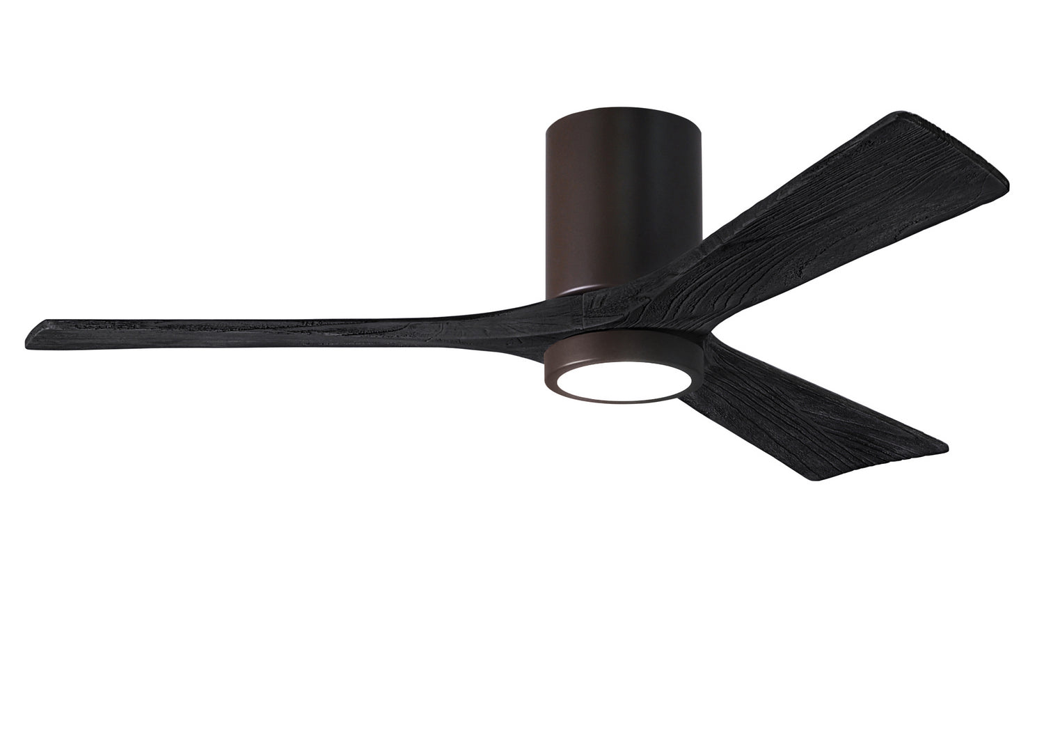 Matthews Fan Company - IR3HLK-TB-BK-52 - 52"Ceiling Fan - Irene-3HLK - Textured Bronze