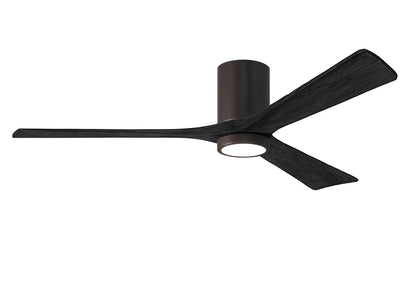 Matthews Fan Company - IR3HLK-TB-BK-60 - 60"Ceiling Fan - Irene-3HLK - Textured Bronze