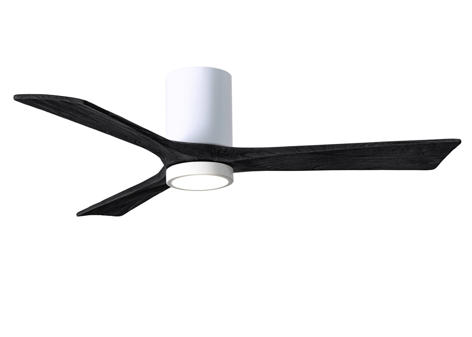 Matthews Fan Company - IR3HLK-WH-BK-52 - 52"Ceiling Fan - Irene-3HLK - Gloss White