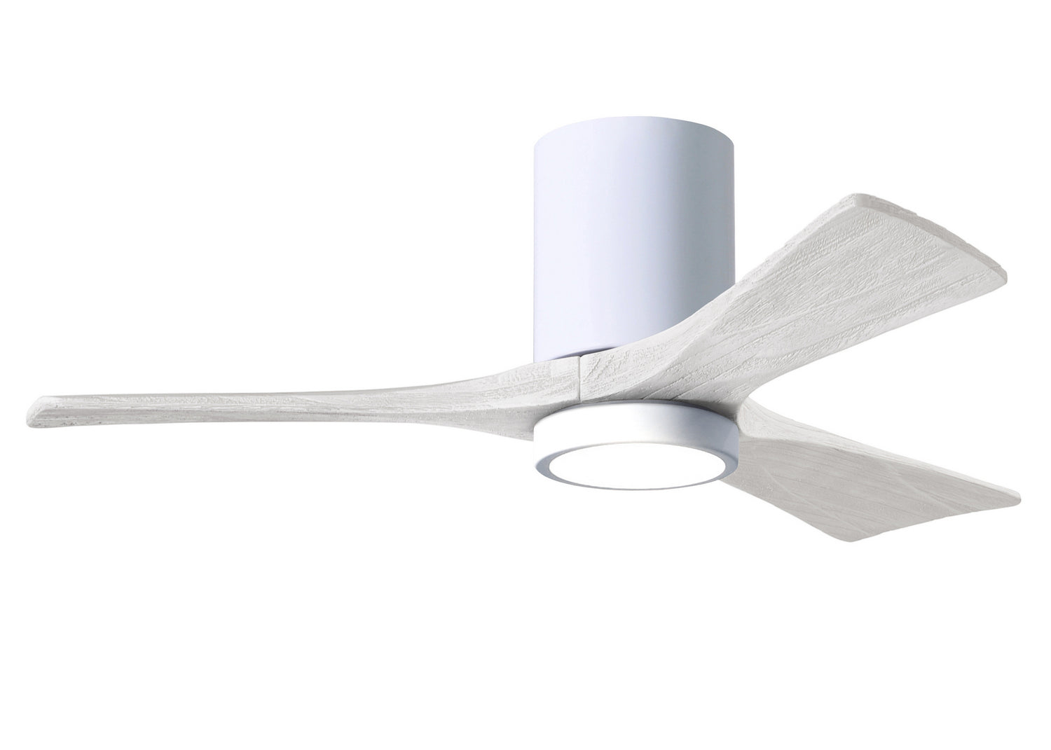 Matthews Fan Company - IR3HLK-WH-MWH-42 - 42"Ceiling Fan - Irene-3HLK - Gloss White