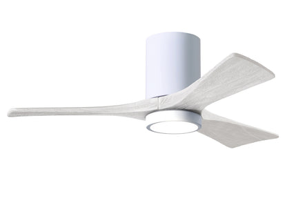 Matthews Fan Company - IR3HLK-WH-MWH-42 - 42"Ceiling Fan - Irene-3HLK - Gloss White