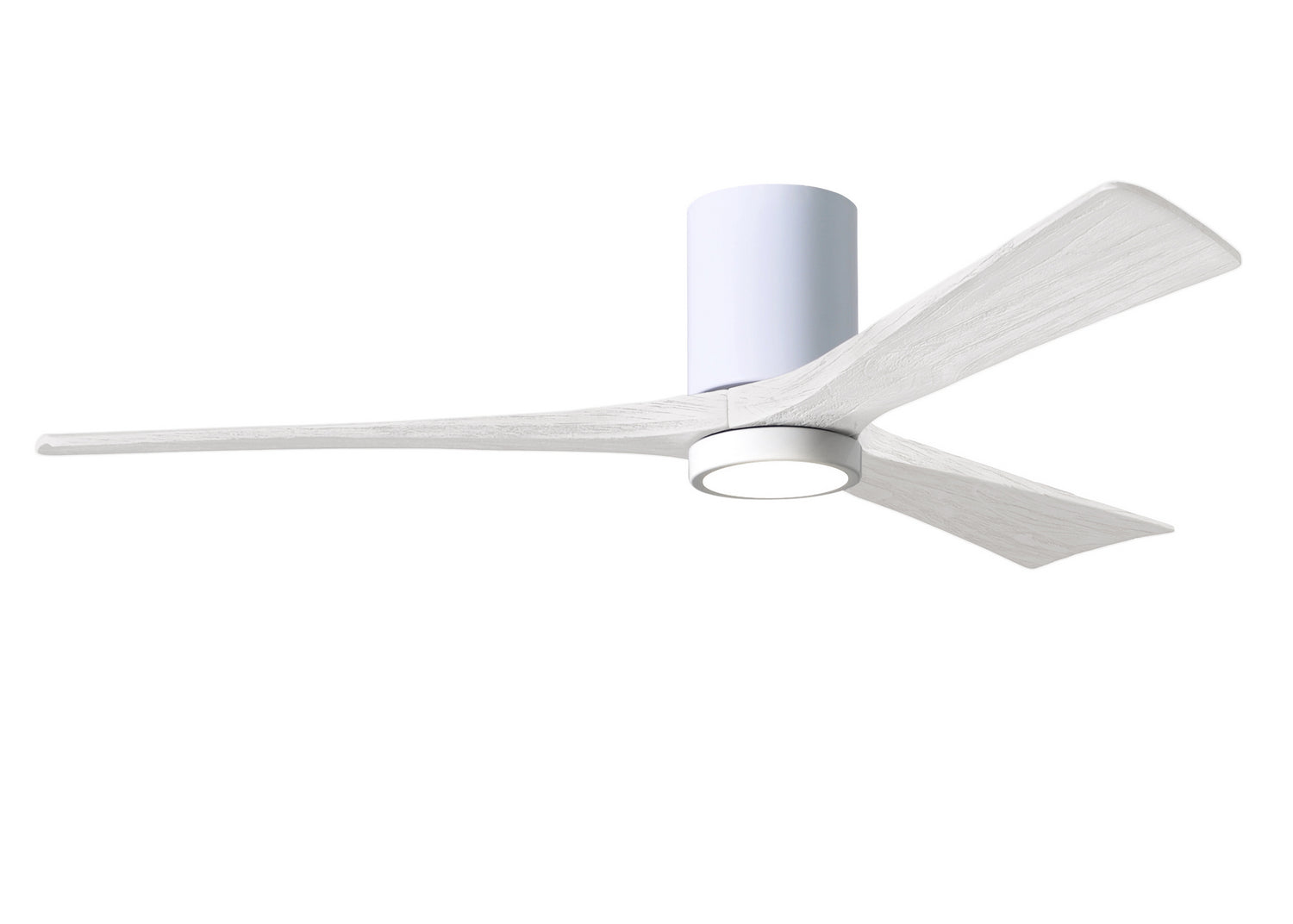 Matthews Fan Company - IR3HLK-WH-MWH-60 - 60"Ceiling Fan - Irene-3HLK - Gloss White