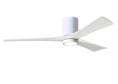 Matthews Fan Company - IR3HLK-WH-MWH-60 - 60"Ceiling Fan - Irene-3HLK - Gloss White