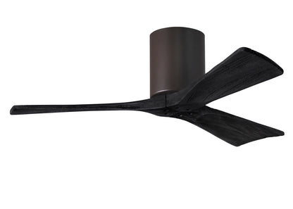 Matthews Fan Company - IR3H-TB-BK-42 - 42"Ceiling Fan - Irene-3H - Textured Bronze