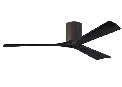 Matthews Fan Company - IR3H-TB-BK-60 - 60"Ceiling Fan - Irene-3H - Textured Bronze