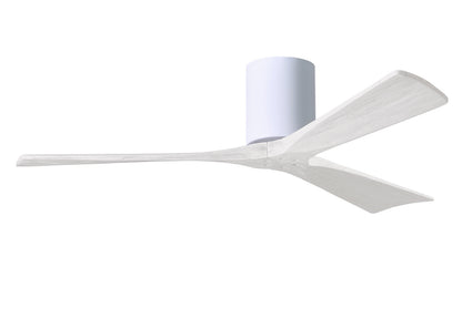Matthews Fan Company - IR3H-WH-MWH-52 - 52"Ceiling Fan - Irene-3H - Gloss White
