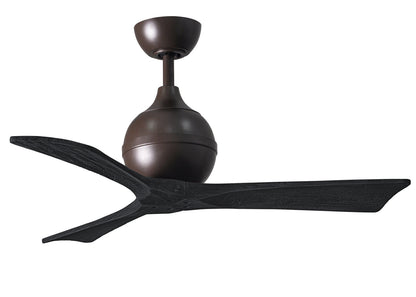 Matthews Fan Company - IR3-TB-BK-42 - 42"Ceiling Fan - Irene-3 - Textured Bronze